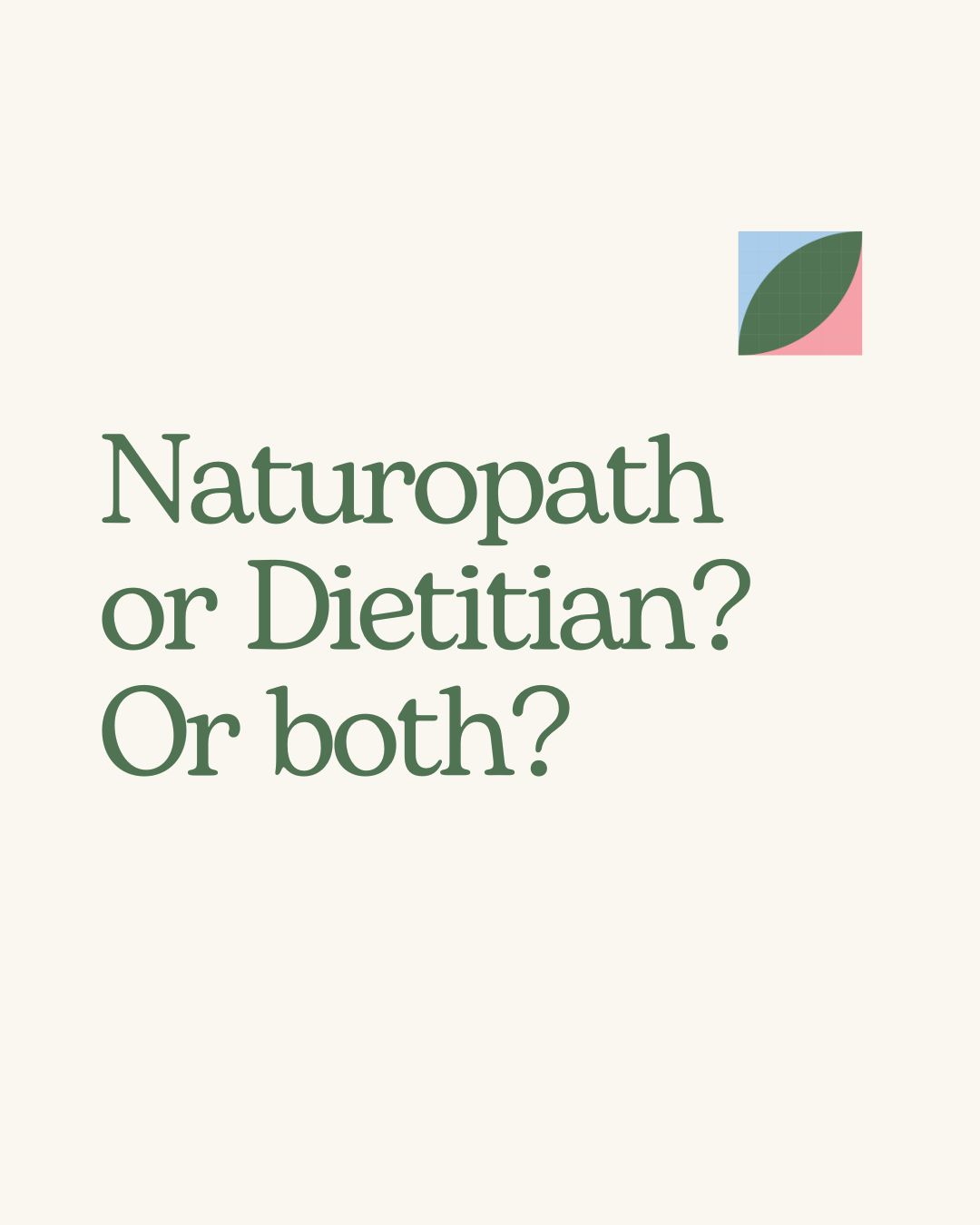 What's the Difference Between a Dietitian and Naturopath? (And Why You Might Want Both)