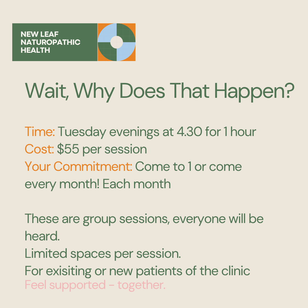 Group naturopathic session with New Leaf Naturopathic Health — Naturopathy Explained